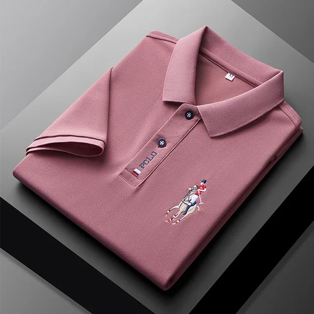 Camisa Polo Bordada de Alto Padrão