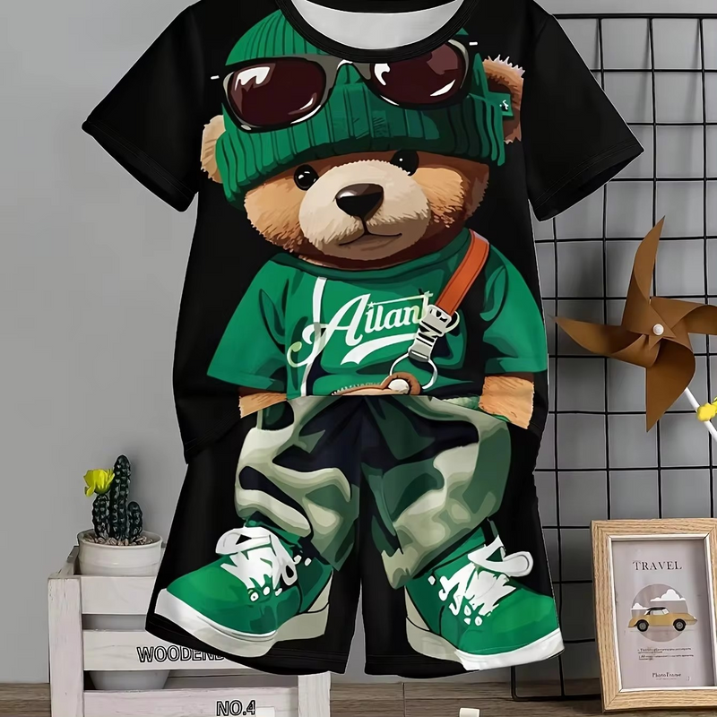 Conjunto Infantil Urso 3D