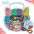 Maleta Gatinha - Kit de Miçangas c/ 1.850 Peças