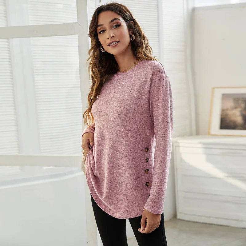 Blusa de Cashmere Manga Longa