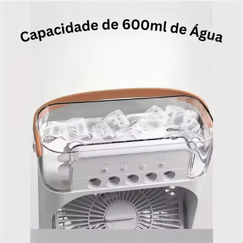 Umidificador, Climatizador e Ventilador Portátil