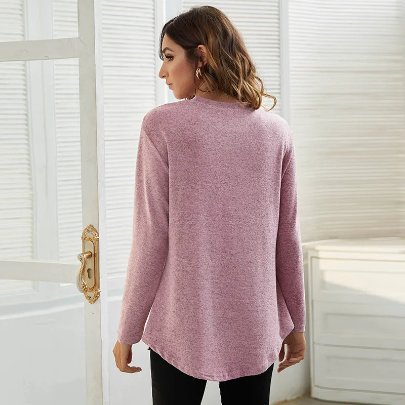 Blusa de Cashmere Manga Longa