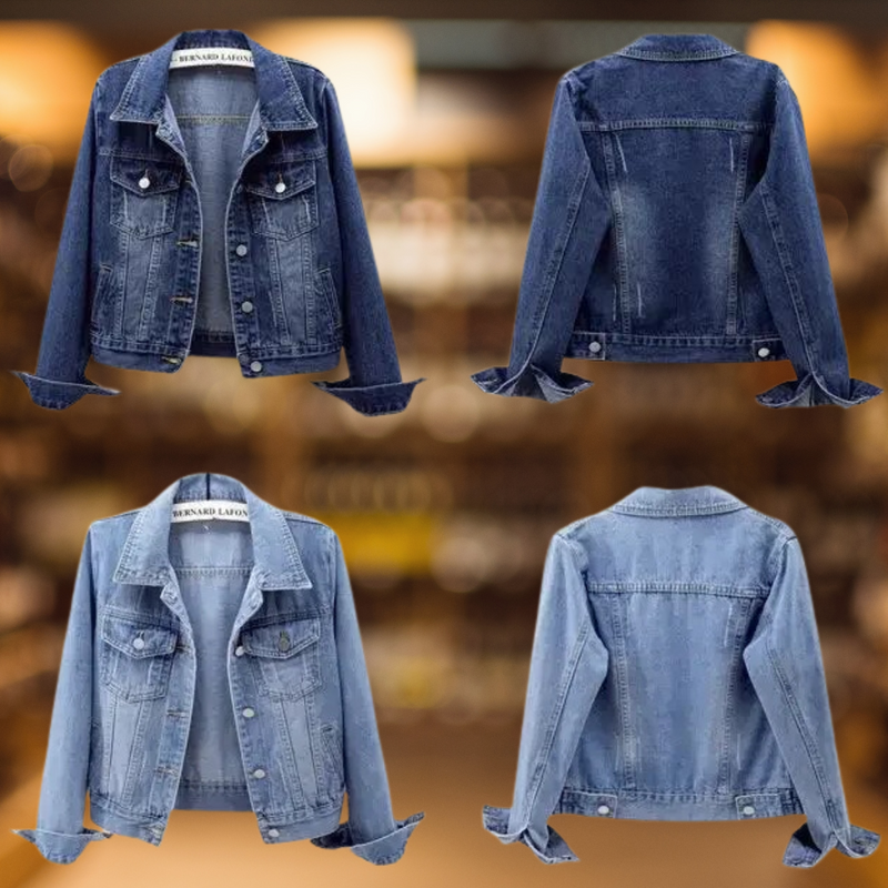 Jaqueta Jeans Feminina Denim de Alta Qualidade