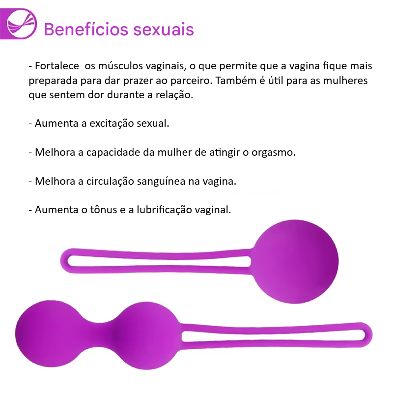 Bolas Vaginais de Silicone