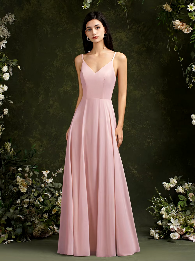 Vestido Longo de Chiffon