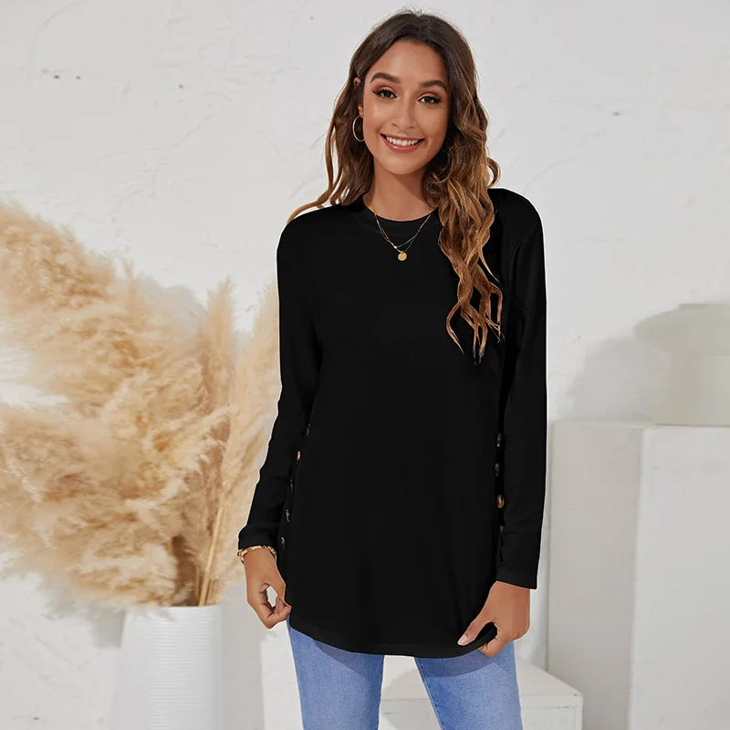 Blusa de Cashmere Manga Longa