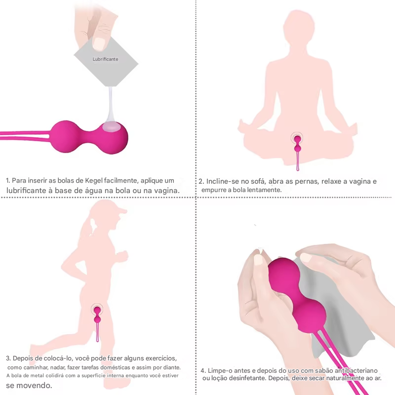 Bolas Vaginais de Silicone