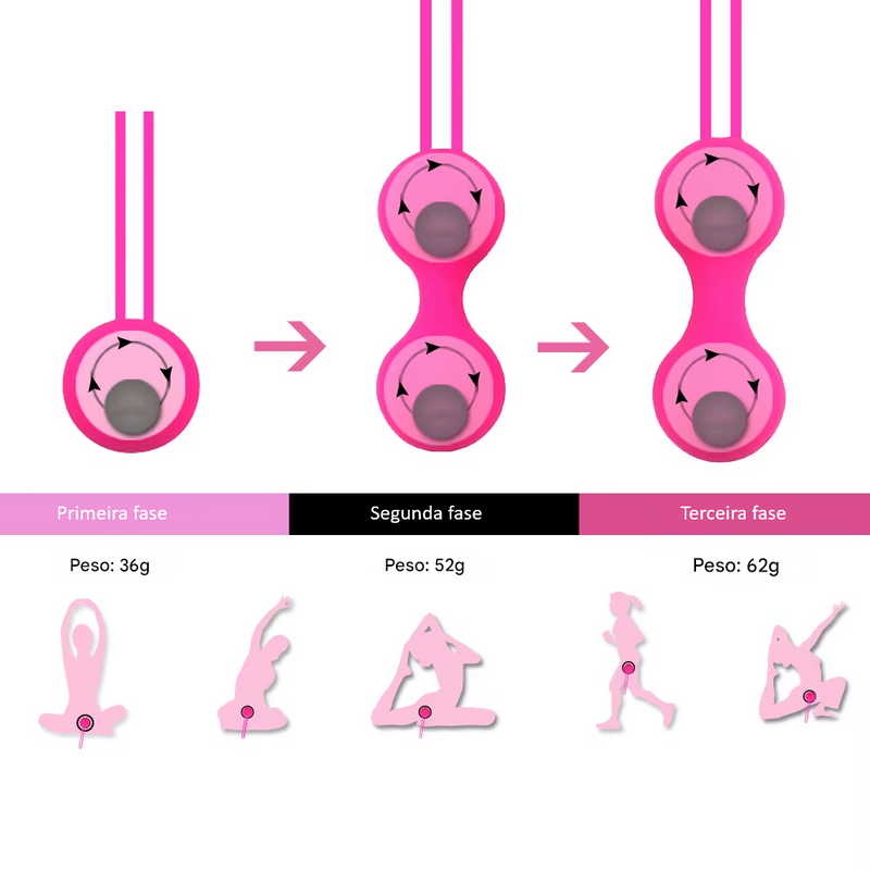 Bolas Vaginais de Silicone