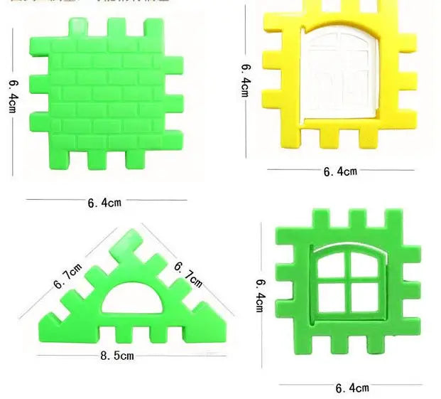 Blocos de Construção 3D - Casinha Feliz