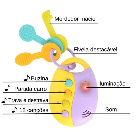 Chave de Carro Musical Baby