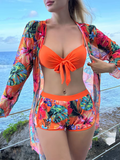 Conjunto de Praia Feminino 3 Peças