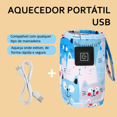 Aquecedor de Mamadeira USB