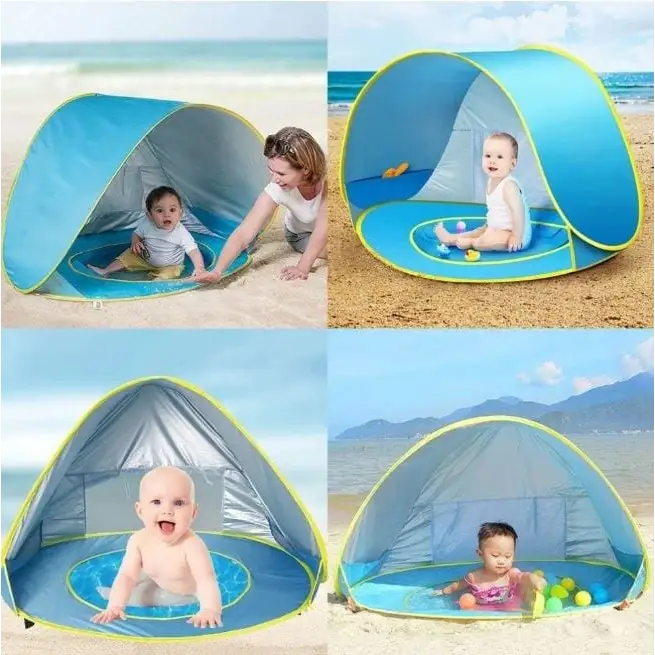 Barraca Bebê com Piscina e proteção UV - Barraca - bebe - 017