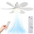 Super Ventilador de Teto c/ Luminária LED e Controle Remoto Inteligente