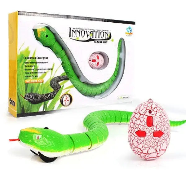 Cobra Robô com Controle Remoto - Víbora Verde - Cobra - brin - 082