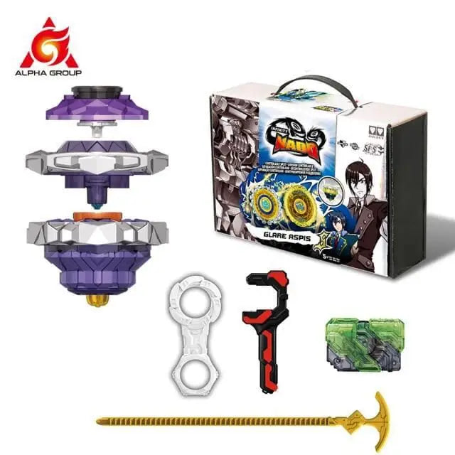 Conjunto Beyblade com Lançador de Alta Qualidade - Conjunto - brin - 084