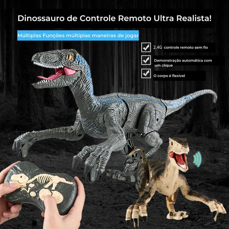 Dinosaur Toys™ Dinossauro de Controle Remoto Ultra Realista - SUPER OFERTA! - Dinosaur Toys - brin - 097