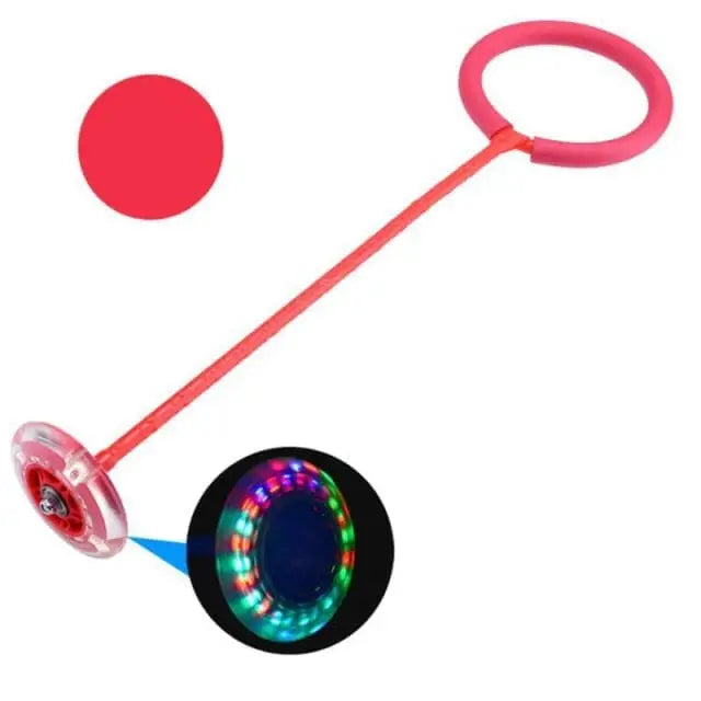 Jumper Smart Ball™ - PULA CORDA GIRATÓRIO COM LED - Vermelho - Jumper -brin-133