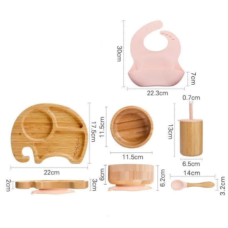 Kit Introdução Elefante Bambu - 5 itens Para Meninos e Meninas - Introdução - brin-140