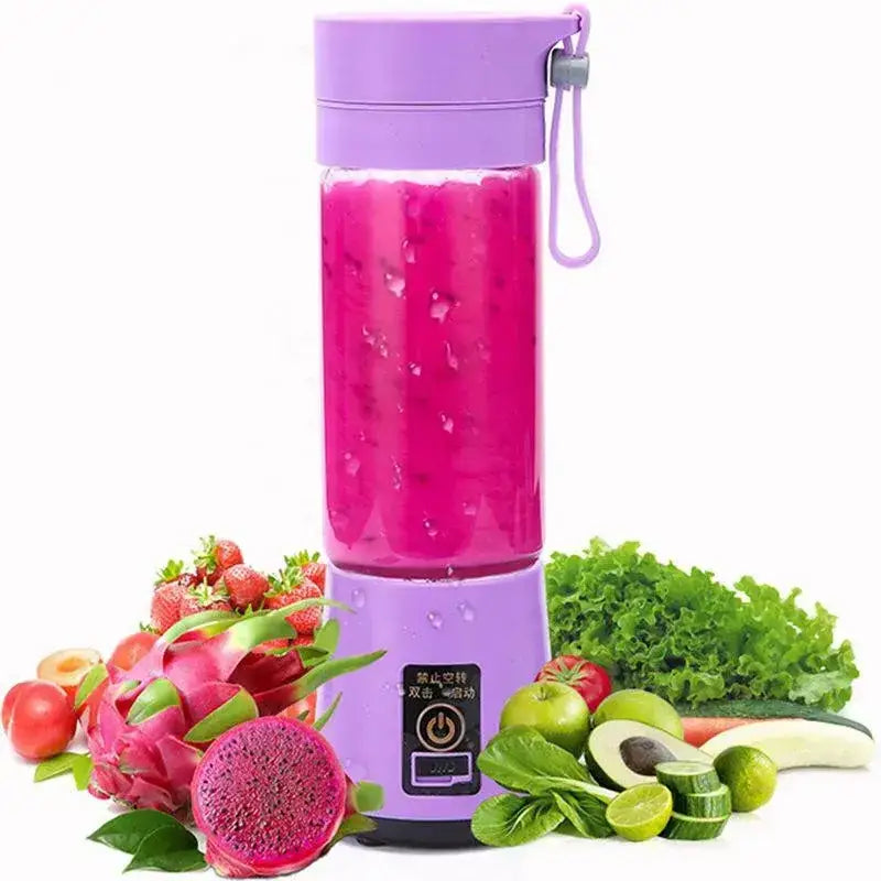 Liquidificador Portátil Power Juice 6 Láminas - Roxo