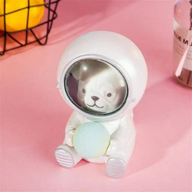 Luminária de Astronauta Pet - Para Crianças - Cachorro - Luminária -brin - 152