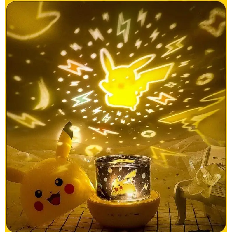 Luminária do Pikachu com Música Original e Controle Remoto - Pikachu -brin - 155