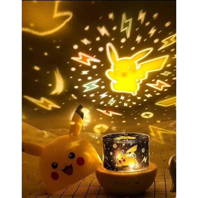 Luminária do Pikachu com Música Original e Controle Remoto - Pikachu -brin - 155