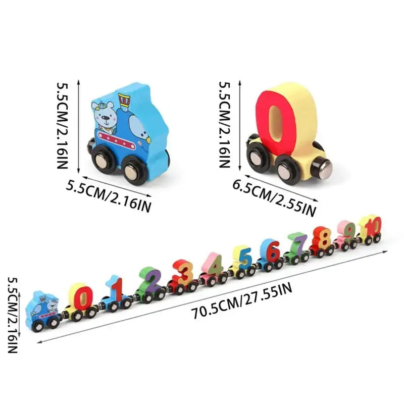 Magnetic Train-Trem Magnético Com 11 peças + BRINDE - Trem Magnético Com 11 peças-edu-279