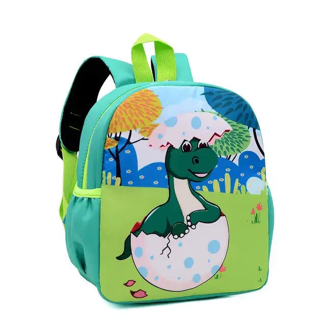 Mochila Infantil Estampada - Dinossauro verde