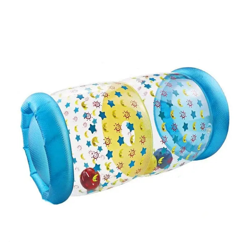 Rolo Inflável de Bebê - Azul - Baby Roller - brin - 012