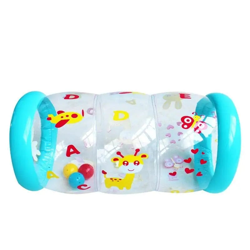 Rolo Inflável de Bebê - Azul claro - Baby Roller - brin - 012