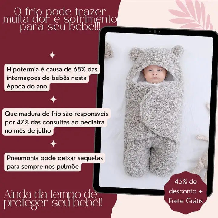 Saquinho de Dormir Ursinho Anti Frio - Saquinho de Dormir - bebe - 214