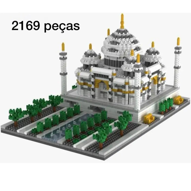 Super Blocos Para Construção De Monumentos - Palácio Branco 2169 Peças - Super Blocos - brin - 219