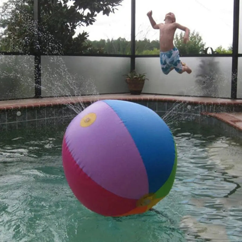 Super Bola com Esguicho para Piscina e Pátio - Bola - brin - 036