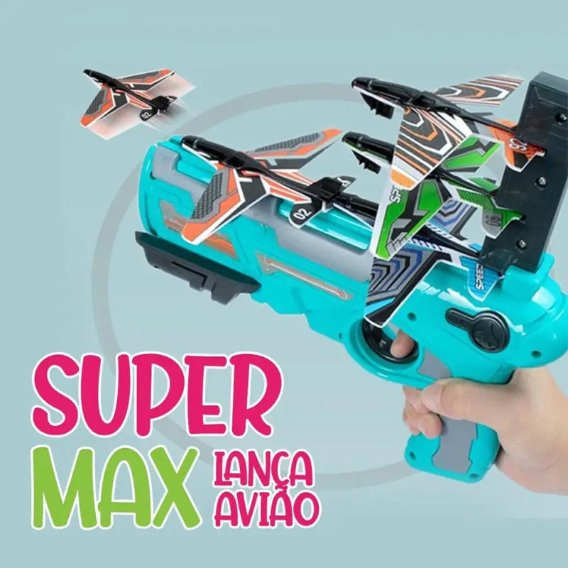 Super Max Lança Aviões - max avioes - brin - 220