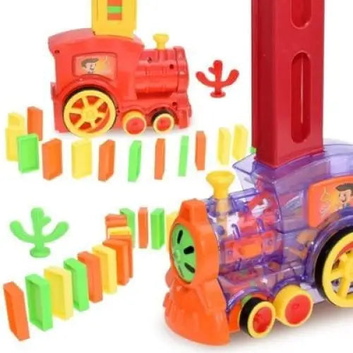 Trem Mágico de Dominó Elétrico Infantil 80 Pcs - Trem Mágico - brin - 231